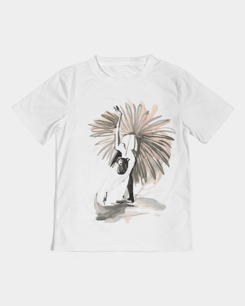 DOLLY X MarkbyMark Watercolor & ink Ballerina Take a Bow Kids Tee