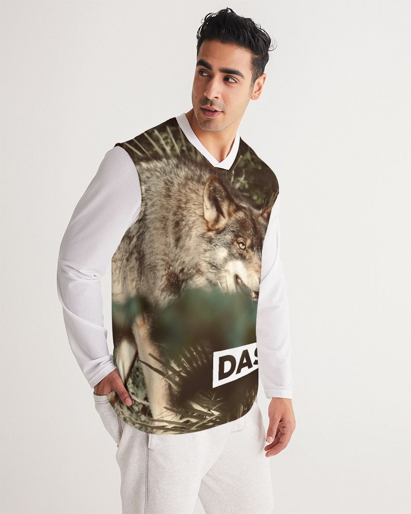 DASH LOBO SNEAK FULL COLOR Men's Long Sleeve Sports Jersey