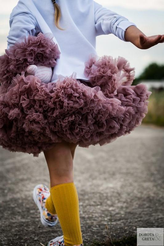 DOLLY by Le Petit Tom ® THUMBELINA pettiskirt mauve - DOLLY by Le Petit Tom ®