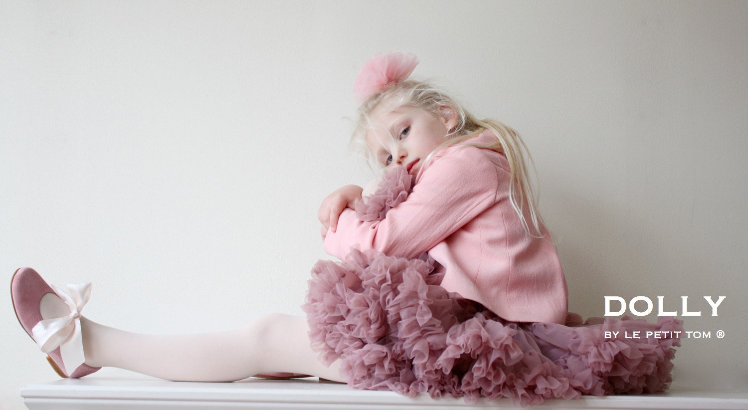 DOLLY by Le Petit Tom ® THUMBELINA pettiskirt mauve - DOLLY by Le Petit Tom ®