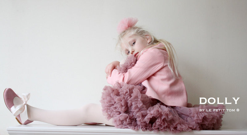 DOLLY by Le Petit Tom ® THUMBELINA pettiskirt mauve - DOLLY by Le Petit Tom ®