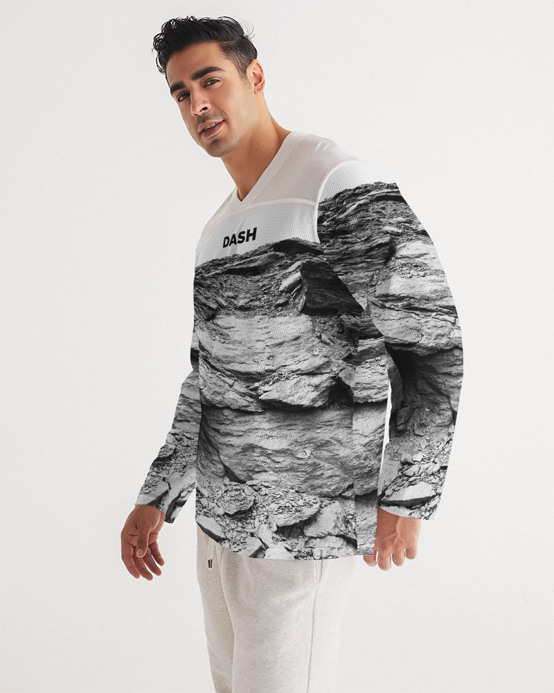 DASH ROCK Men's Long Sleeve Sports Jersey