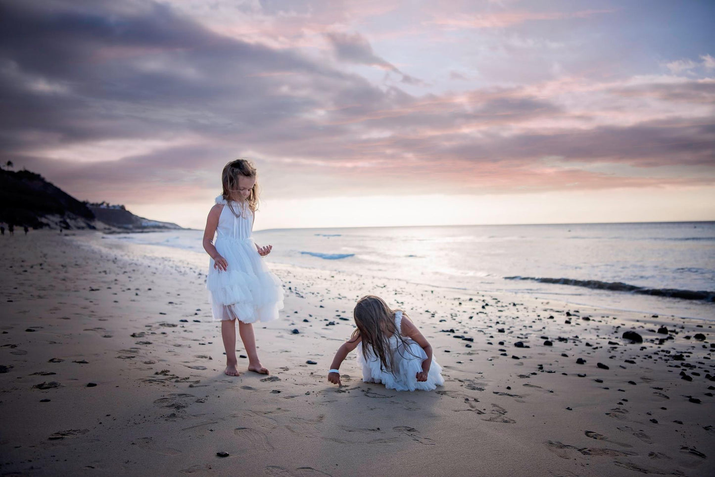 DOLLY RUFFLED CHIFFON DANCE DRESS off-white - DOLLY by Le Petit Tom ®