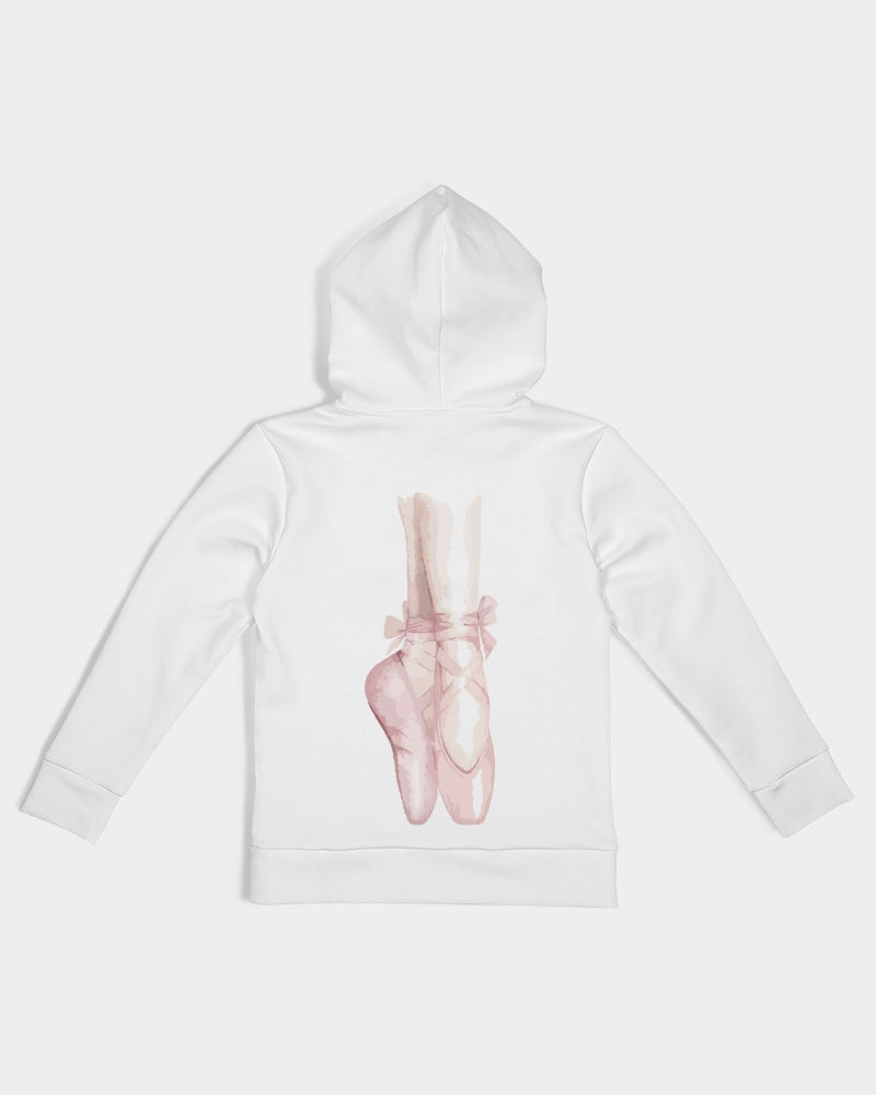 DOLLY X MARKBYMARK Watercolor Ballerina Barre  & Ballerina Shoes Kids Hoodie