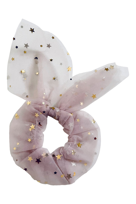 DOLLY® ESTRELLAS Y LUNA ⭐️ 🌙 TUL HAIR SCRUNCHIE polvoriento violeta