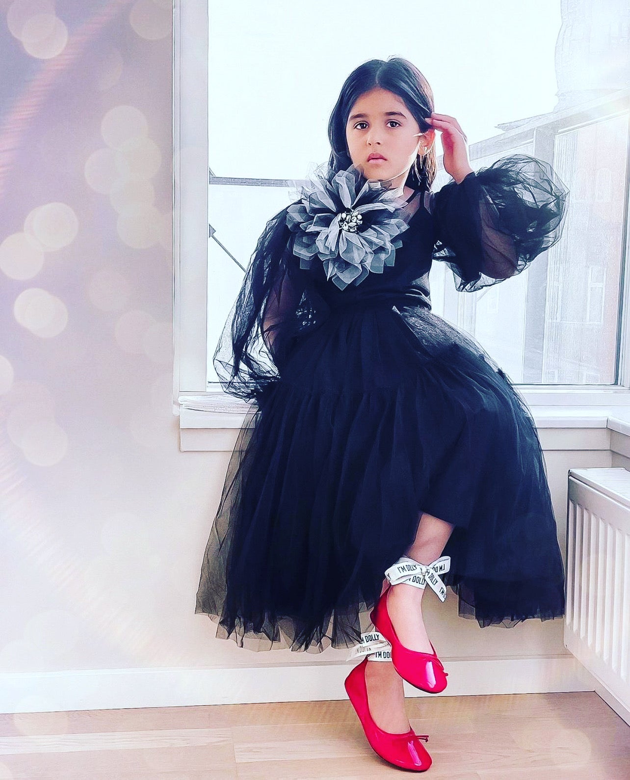 DOLLY by Le Petit Tom ® BAILARINAS CLÁSICAS CON LAZOS rojo