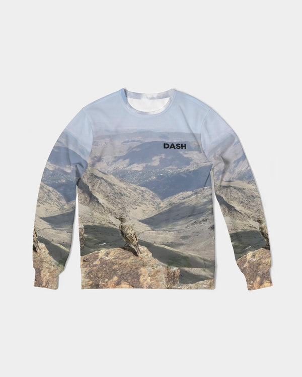DASH FREE AS A BIRD Men's Classic French Terry Crewneck Pullover