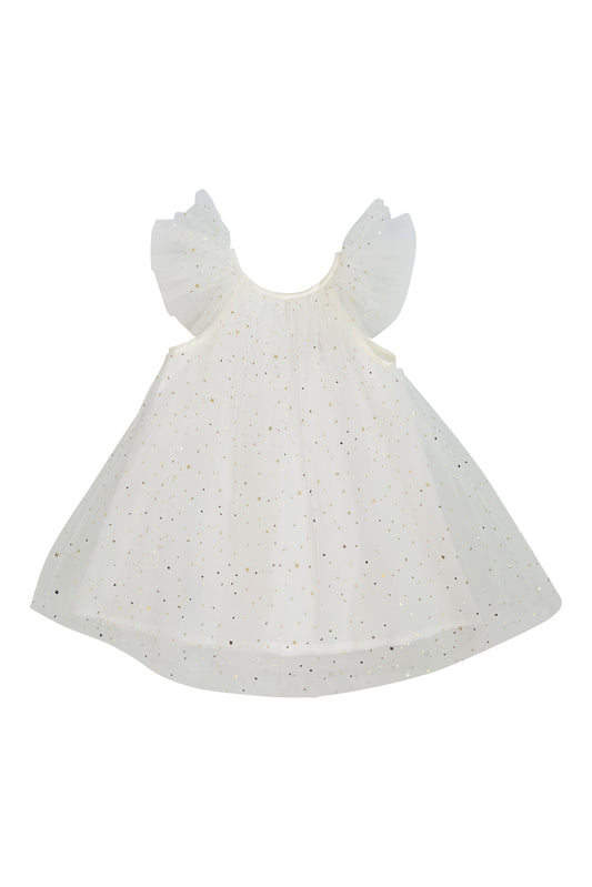 DOLLY® STARS & MOON ⭐️ 🌙 TULLE FAIRY DRESS white