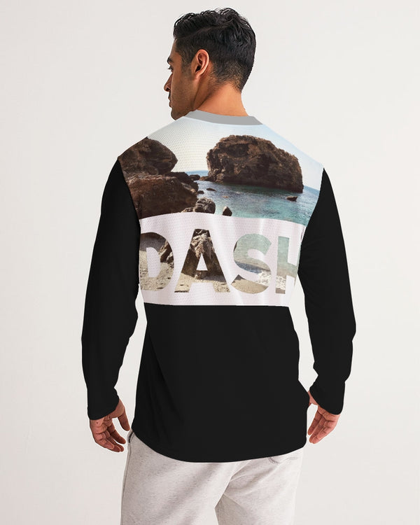 DASH IN THE SURF Men's Long Sleeve Sports Jersey