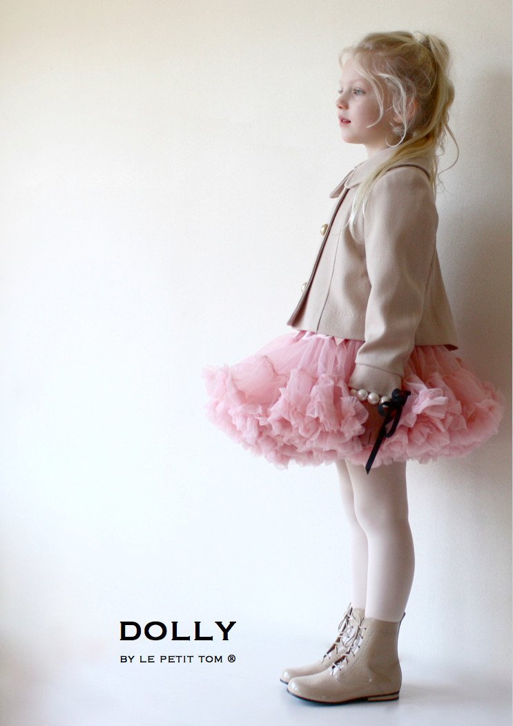 DOLLY by Le Petit Tom ® QUEEN OF ROSES pettiskirt rose pink - DOLLY by Le Petit Tom ®