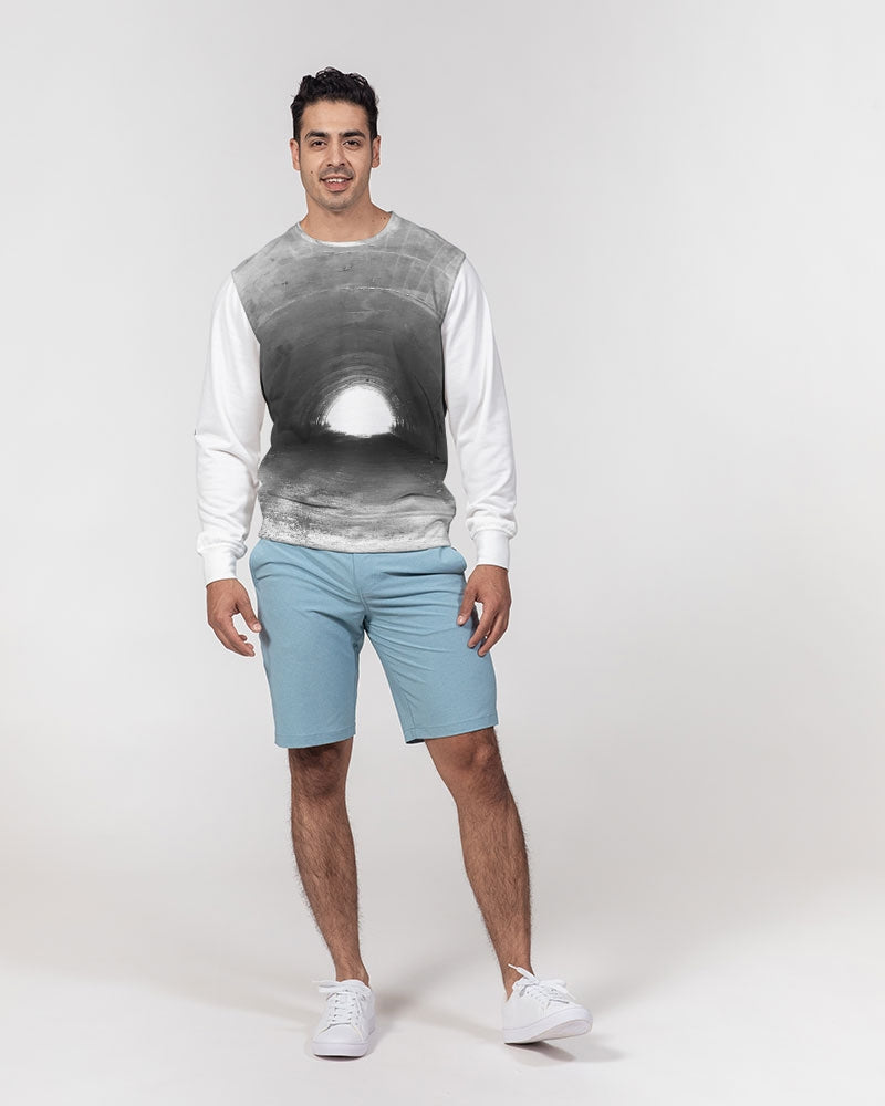 DASH DREAMER Men's Classic French Terry Crewneck Pullover