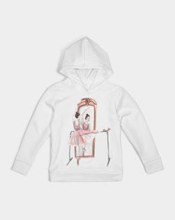 DOLLY X MARKBYMARK Watercolor Ballerina Barre  & Ballerina Shoes Kids Hoodie
