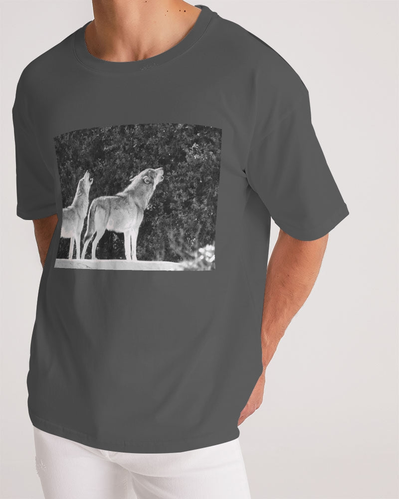 DASH HOWL Camiseta de peso pesado premium para hombre