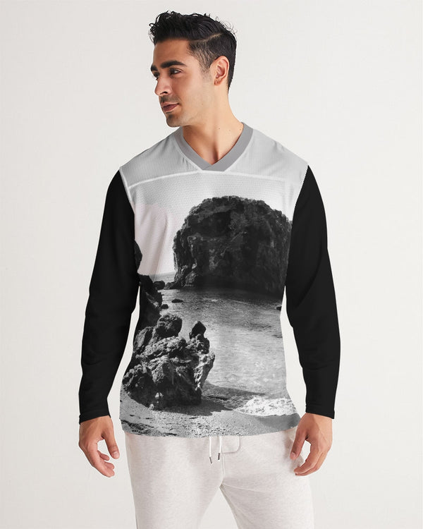 DASH IN THE SURF Men's Long Sleeve Sports Jersey