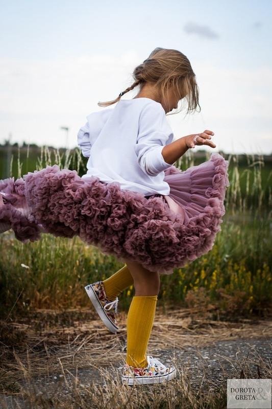 DOLLY by Le Petit Tom ® THUMBELINA pettiskirt mauve - DOLLY by Le Petit Tom ®