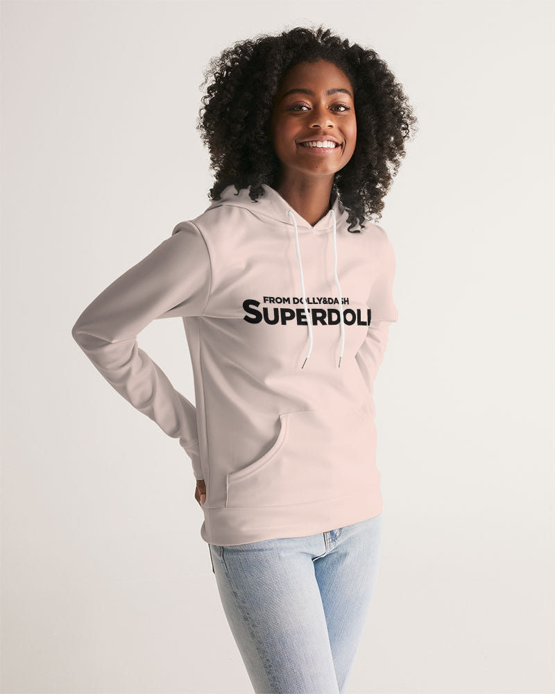 SUPERDOLLY. Sudadera con capucha de mujer rosa ballet