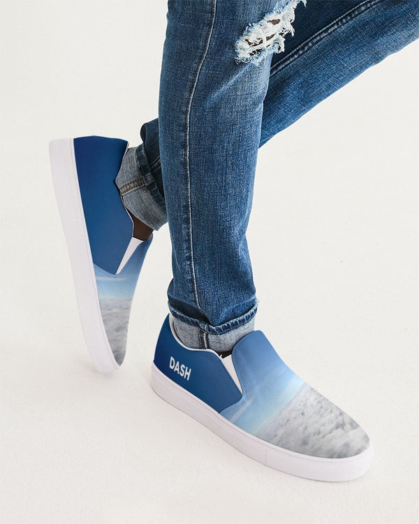 DASHICALLY BLUE Men's Slip-On Canvas Shoe