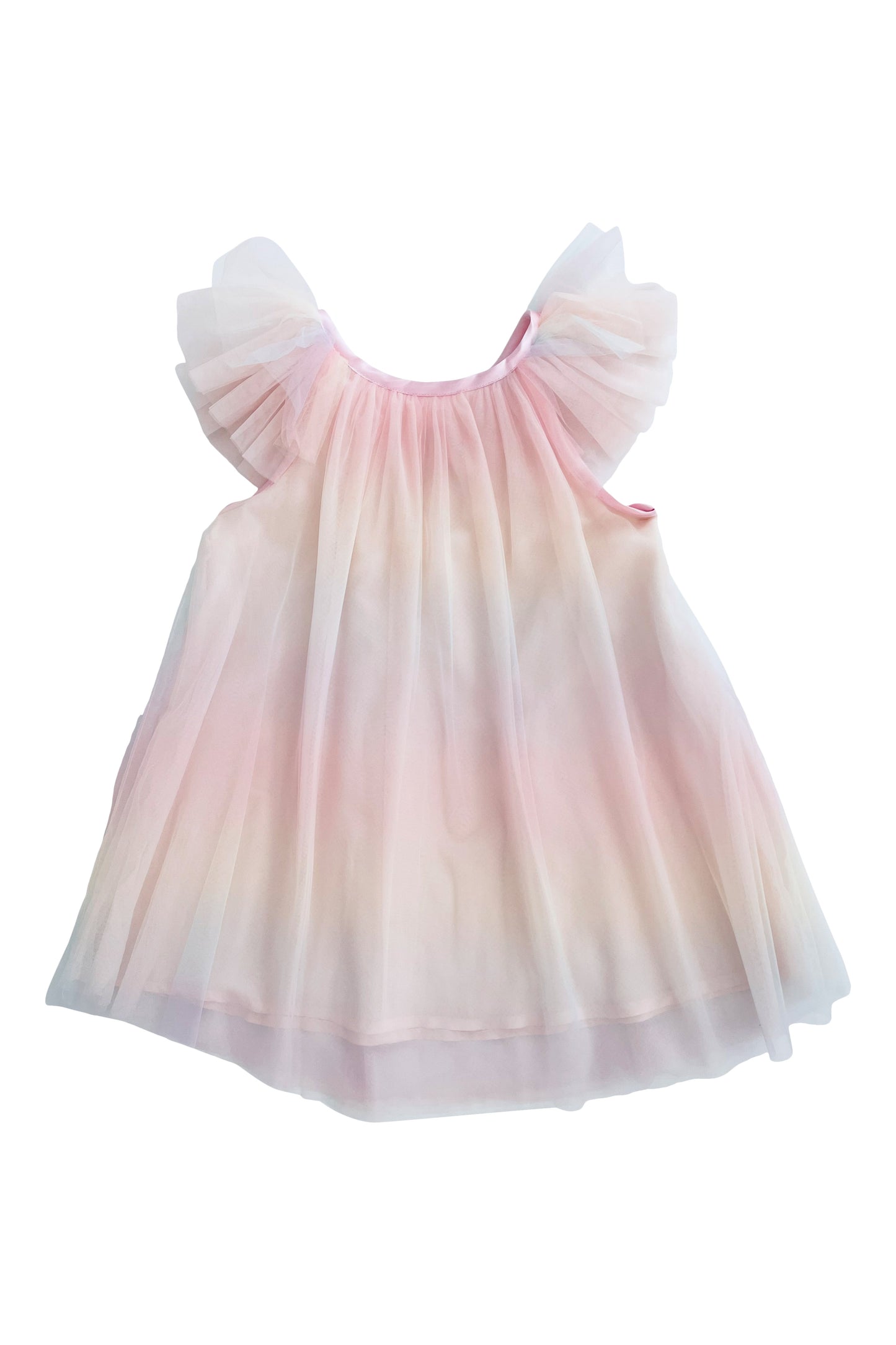 DOLLY® UNICORNIO ARCOIRIS PASTELS 🦄 🌈 VESTIDO DE HADA DE TUL arcoíris