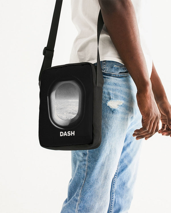 DASH AWAY PLANE WINDOW Messenger Pouch