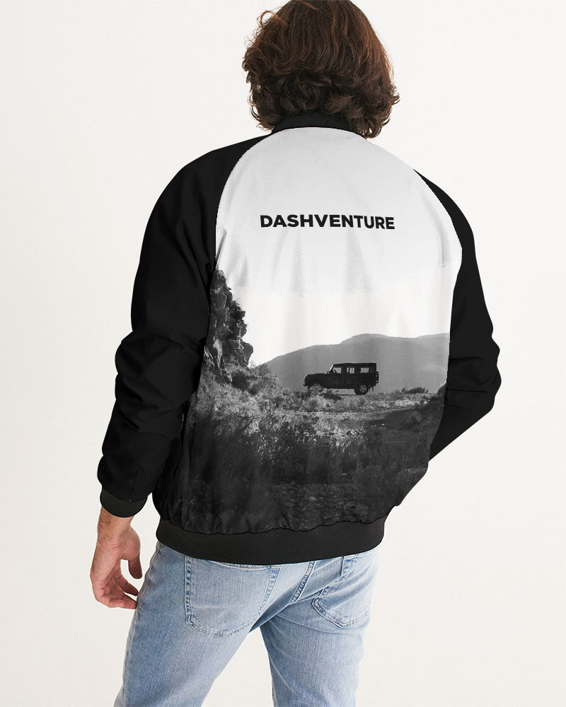 DASHVENTURE chaqueta bomber de hombre en blanco y negro
