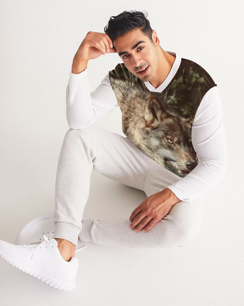 DASH LOBO SNEAK FULL COLOR Men's Long Sleeve Sports Jersey
