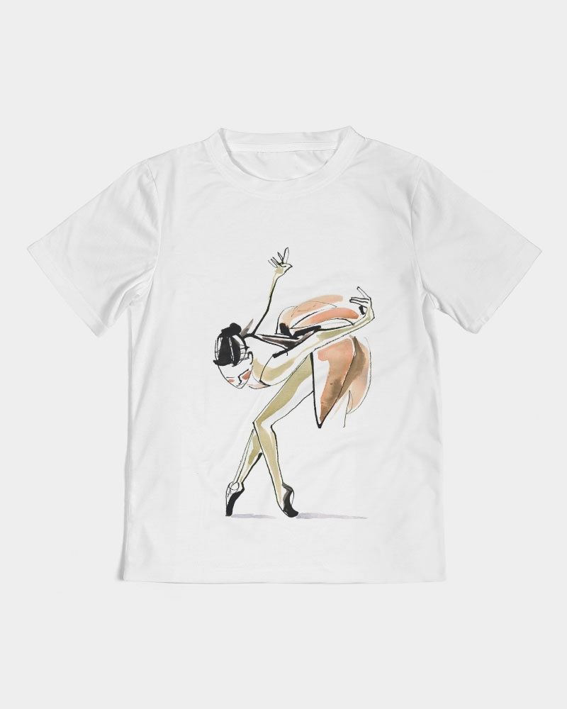 DOLLY X MarkbyMark Watercolor & ink Ballerina Reverence  Kids Tee