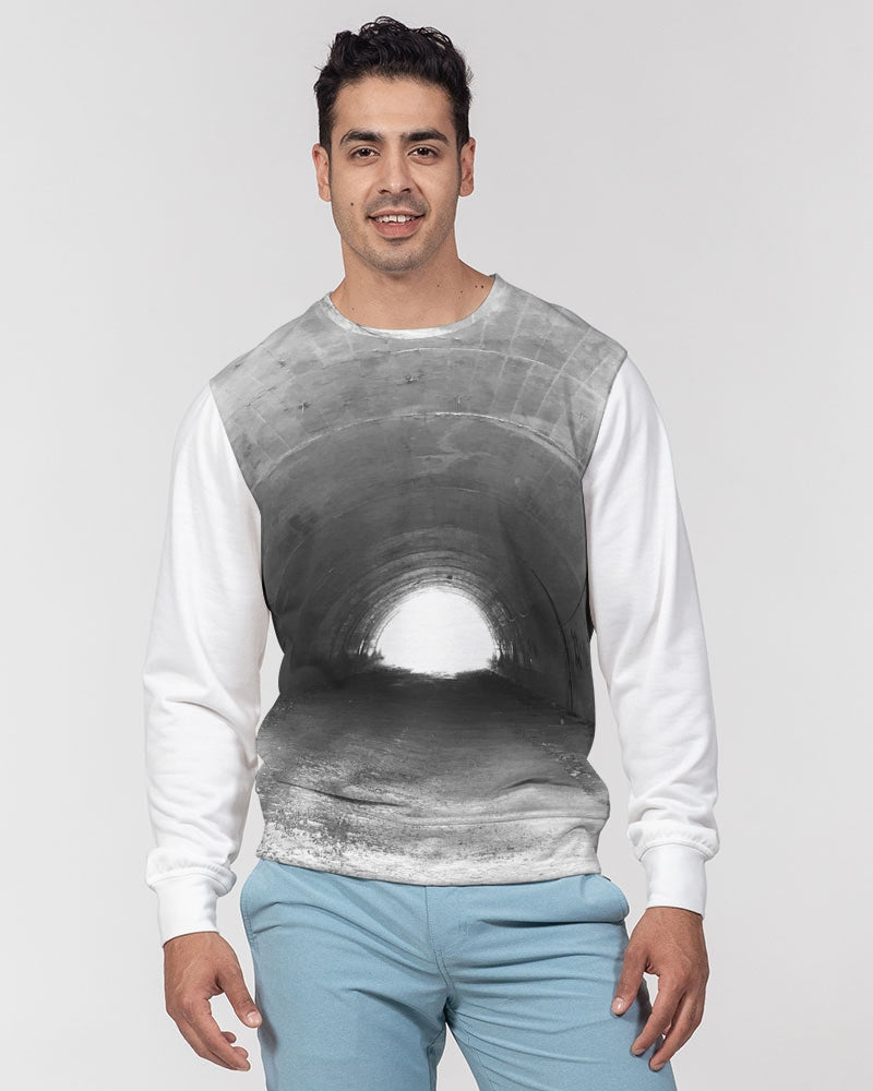 DASH DREAMER Men's Classic French Terry Crewneck Pullover