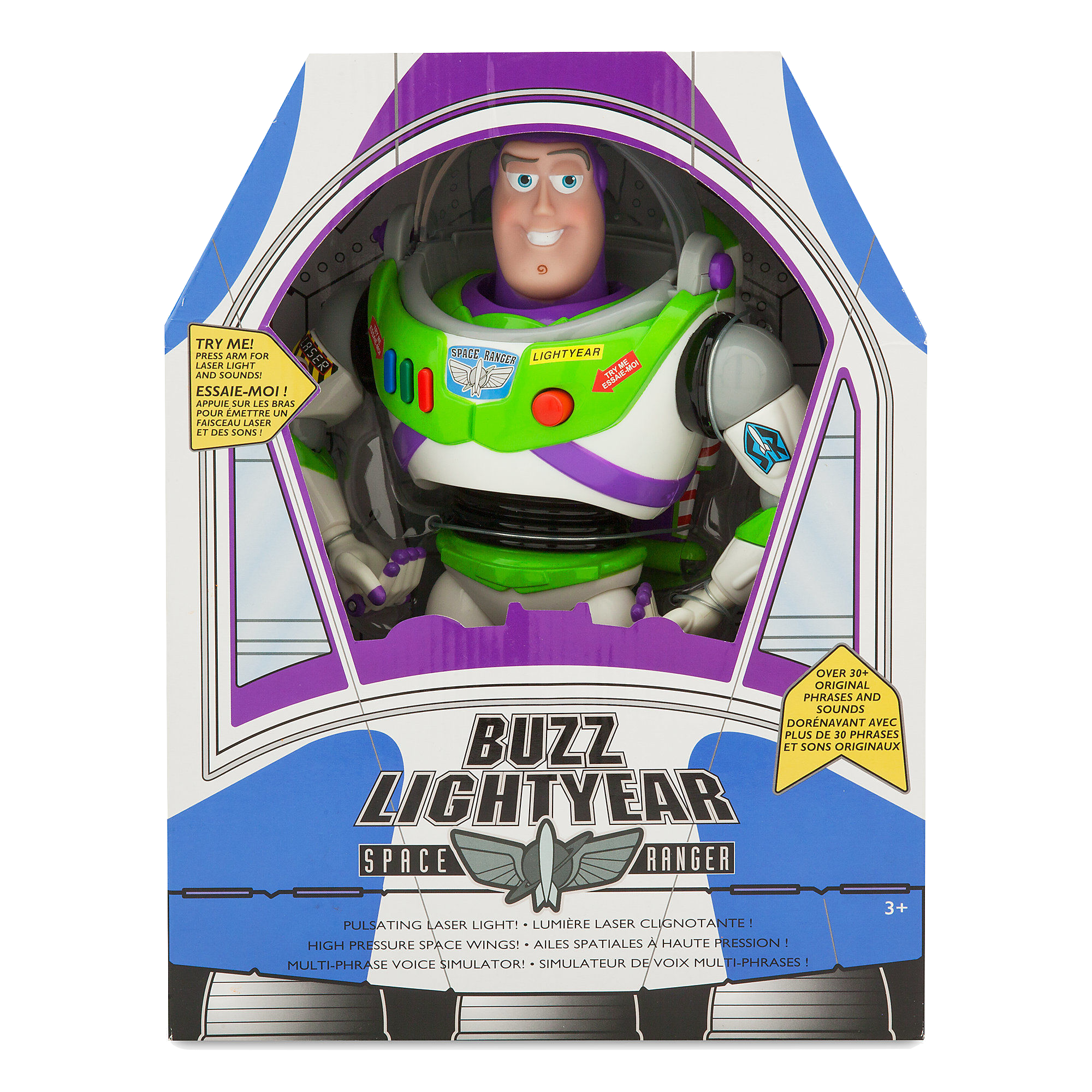 Toy Story Buzz Lightyear Original Talking Doll Buzz Lightyear pop - Interactive