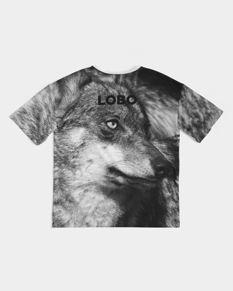 DASH LOBO LOVE Camiseta de peso pesado premium para hombre