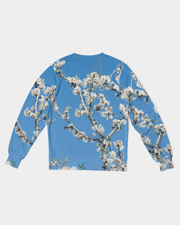 DASH GOGH REAL BLUE Men's Classic French Terry Crewneck Pullover