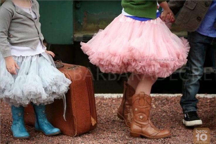 DOLLY by Le Petit Tom ® ISABELLA PINK pettiskirt rose & dusty pink - DOLLY by Le Petit Tom ®