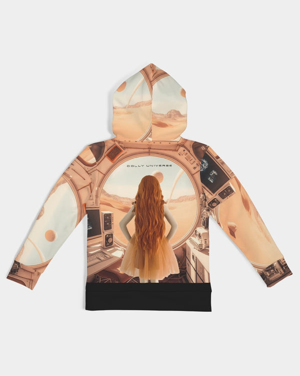 DOLLY UNIVERSE SPACE SHIP Kids Hoodie