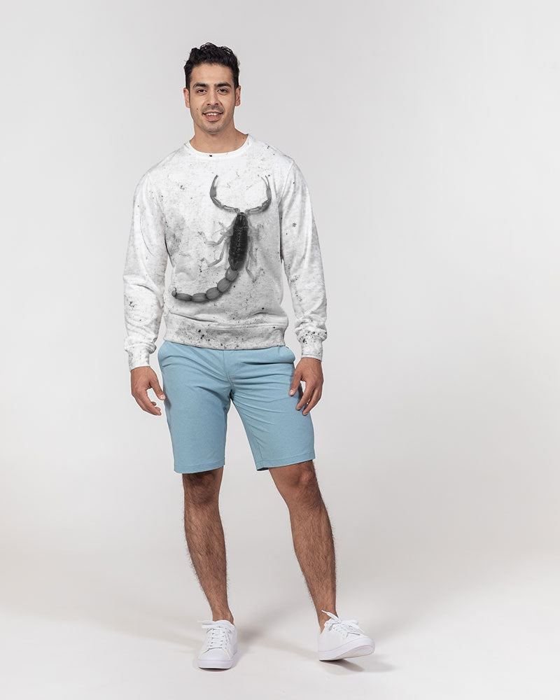 BADASH Men's Classic French Terry Crewneck Pullover