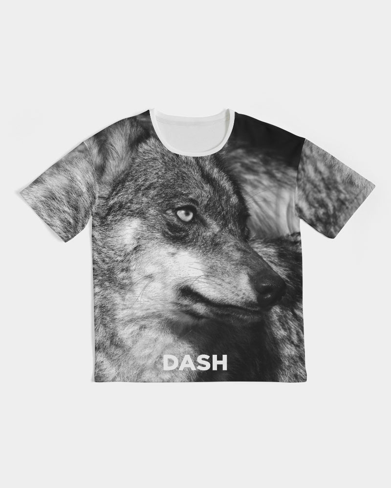 DASH LOBO LOVE Camiseta de peso pesado premium para hombre