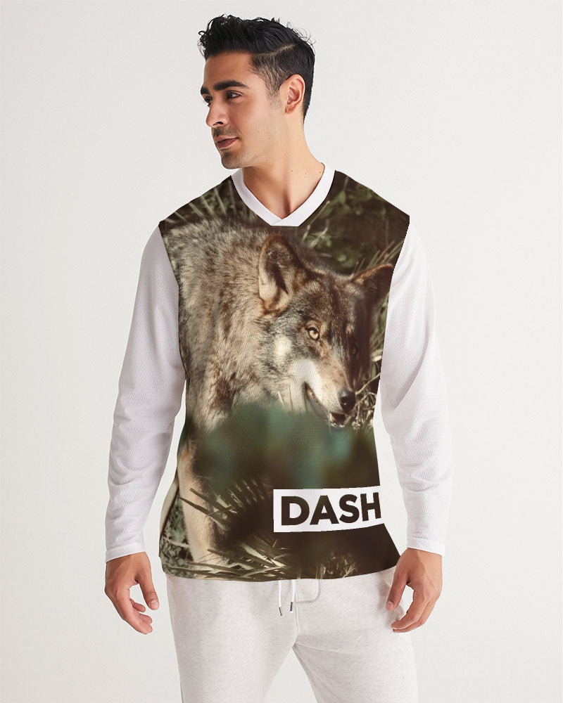 DASH LOBO SNEAK FULL COLOR Men's Long Sleeve Sports Jersey