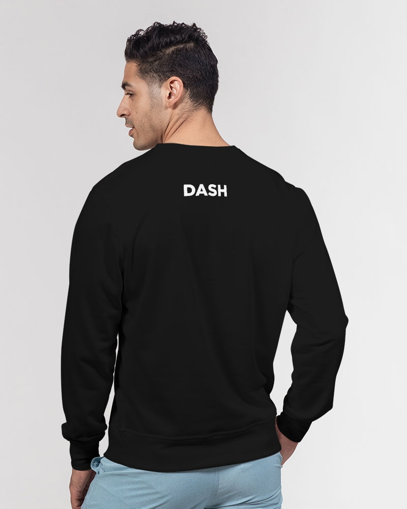 DASH DOME Men's Classic French Terry Crewneck Pullover