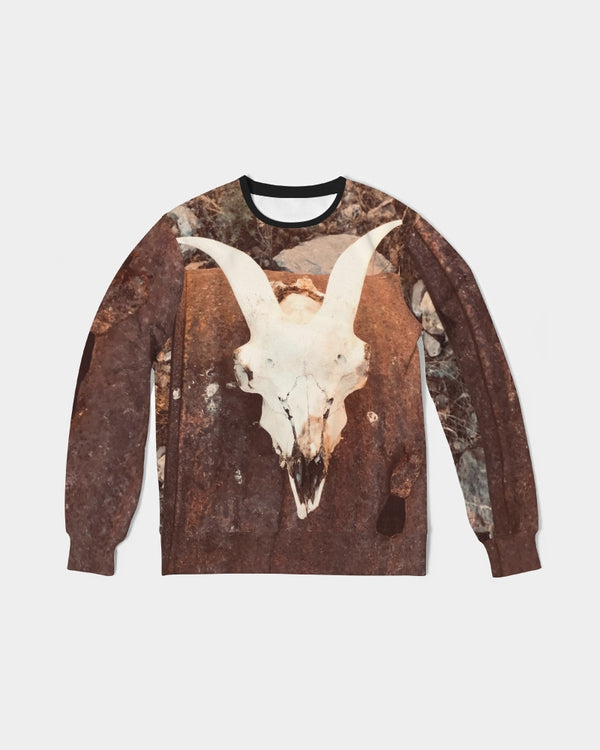 DASH CAPRICORN SKULL COLOR Men's Classic French Terry Crewneck Pullover