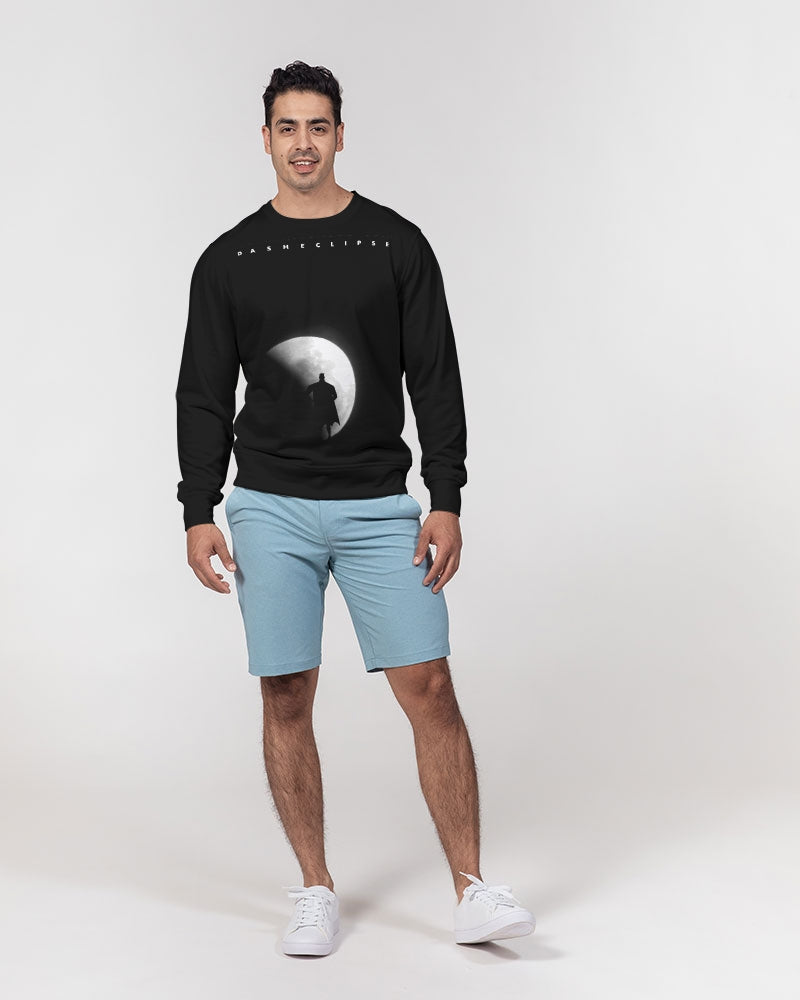DASHECLIPSE WITH DASH Men's Classic French Terry Crewneck Pullover