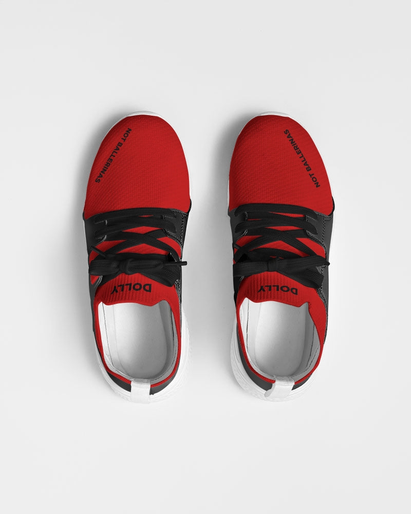 NOT BALLERINAS STILL DOLLY RED Women's Two-Tone Sneaker