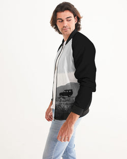 DASHVENTURE chaqueta bomber de hombre en blanco y negro