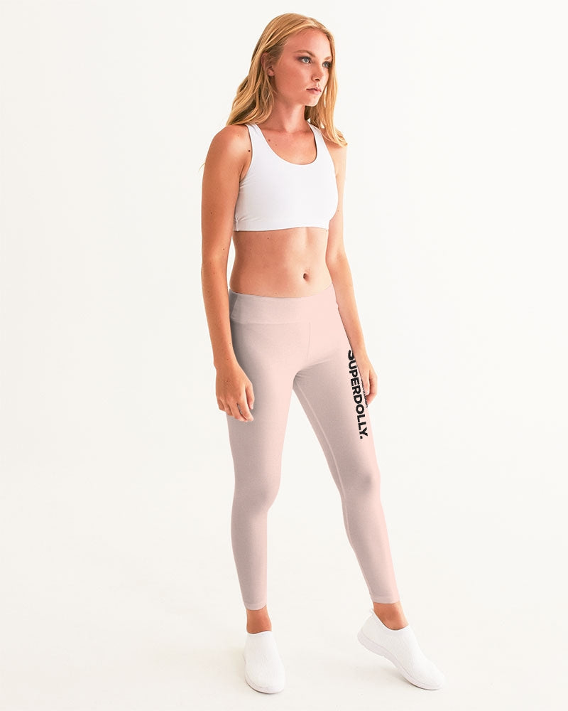 SUPERDOLLY. BLUSH Women's Yoga Pants