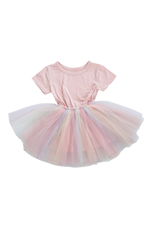 DOLLY® STARS &amp; MOON ⭐️ 🌙 VESTIDO DE HADA DE TUL rosa ballet