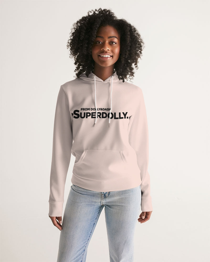 SUPERDOLLY. Sudadera con capucha de mujer rosa ballet