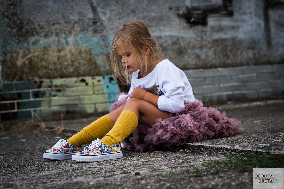 DOLLY by Le Petit Tom ® THUMBELINA pettiskirt mauve - DOLLY by Le Petit Tom ®