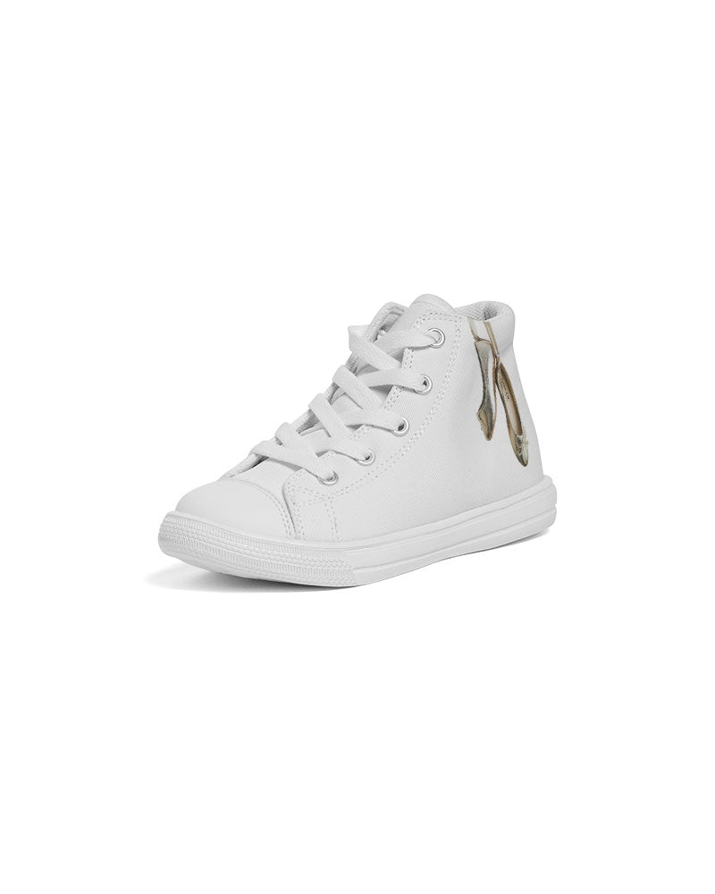 GOLD BALLERINAS Zapato alto de lona para niños