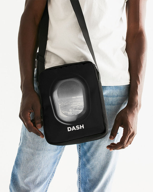 DASH AWAY PLANE WINDOW Messenger Pouch