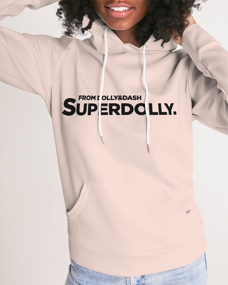 SUPERDOLLY. Sudadera con capucha de mujer rosa ballet