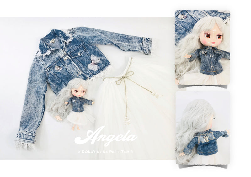 ANGELA Doll accessories DOLLY's DENIM BAG