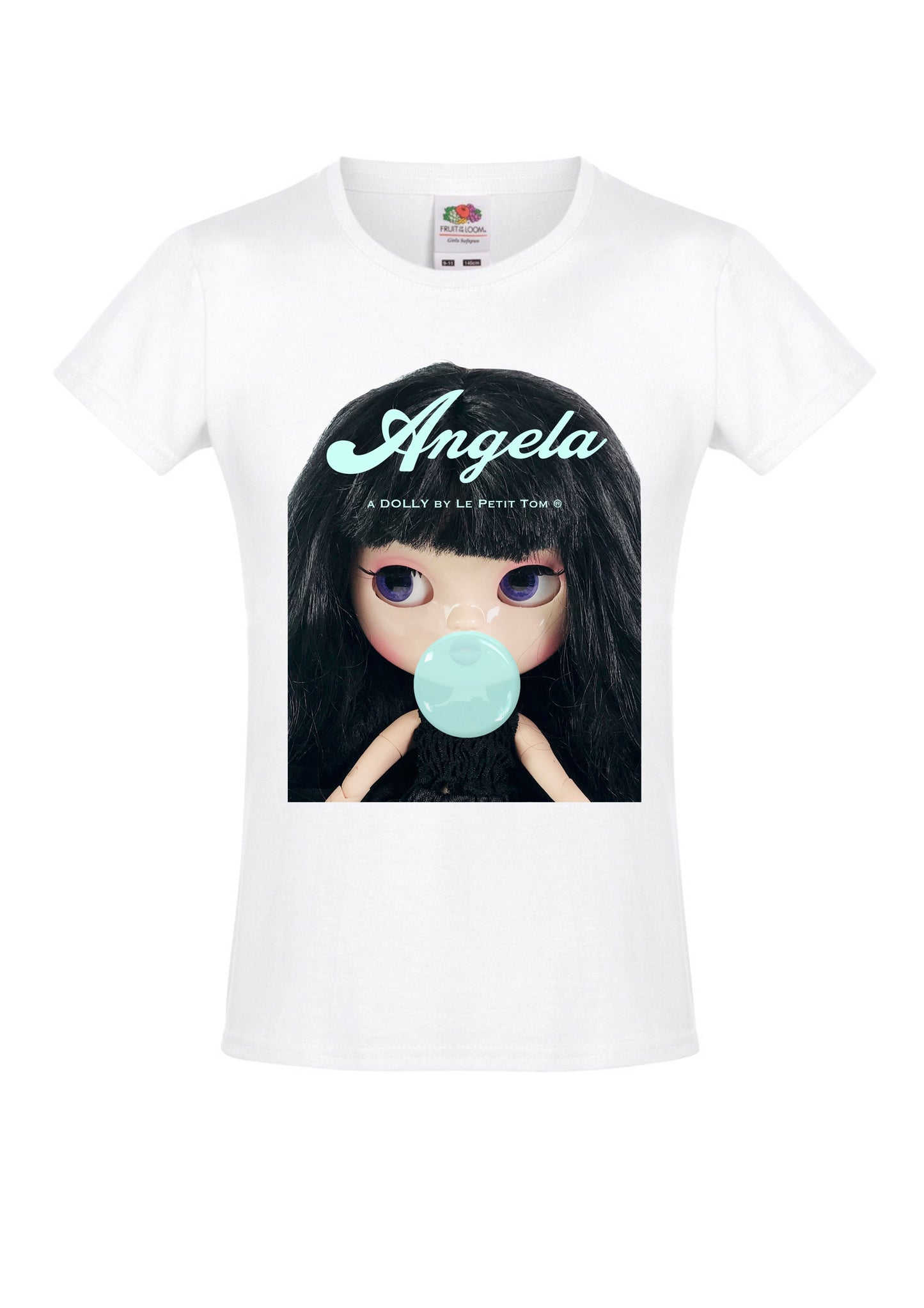 [ OUTLET] Camiseta ANGELA DOLLY by Le Petit Tom ® Muñeca Angela Negra Chicle