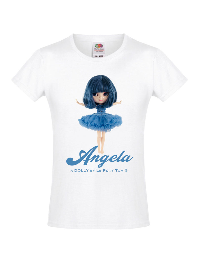 [ OUTLET] ANGELA DOLLY by Le Petit Tom ® T-shirt Angela doll marquis blue